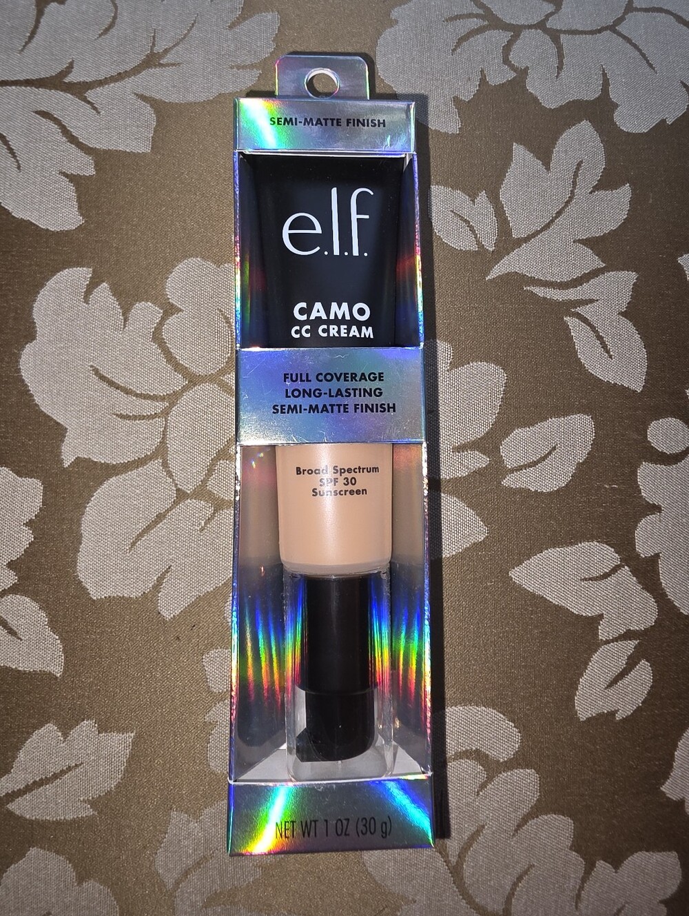 e.l.f. Camo CC Cream Light 280 N SPF 30 Full Coverage Semi-Matte 1 oz